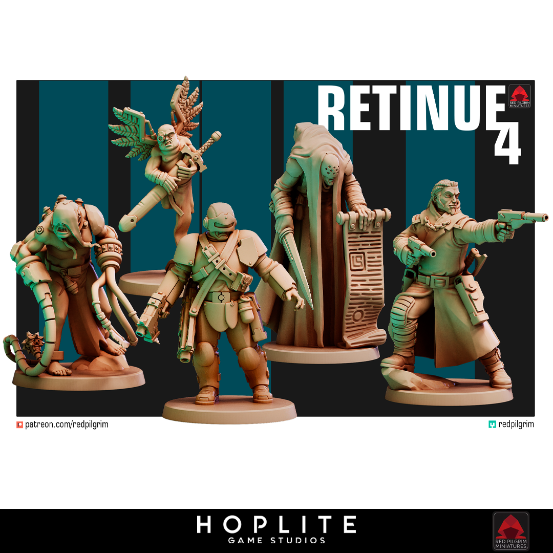 Imperial Retinue 4 | Red Pilgrim Miniatures | 28mm