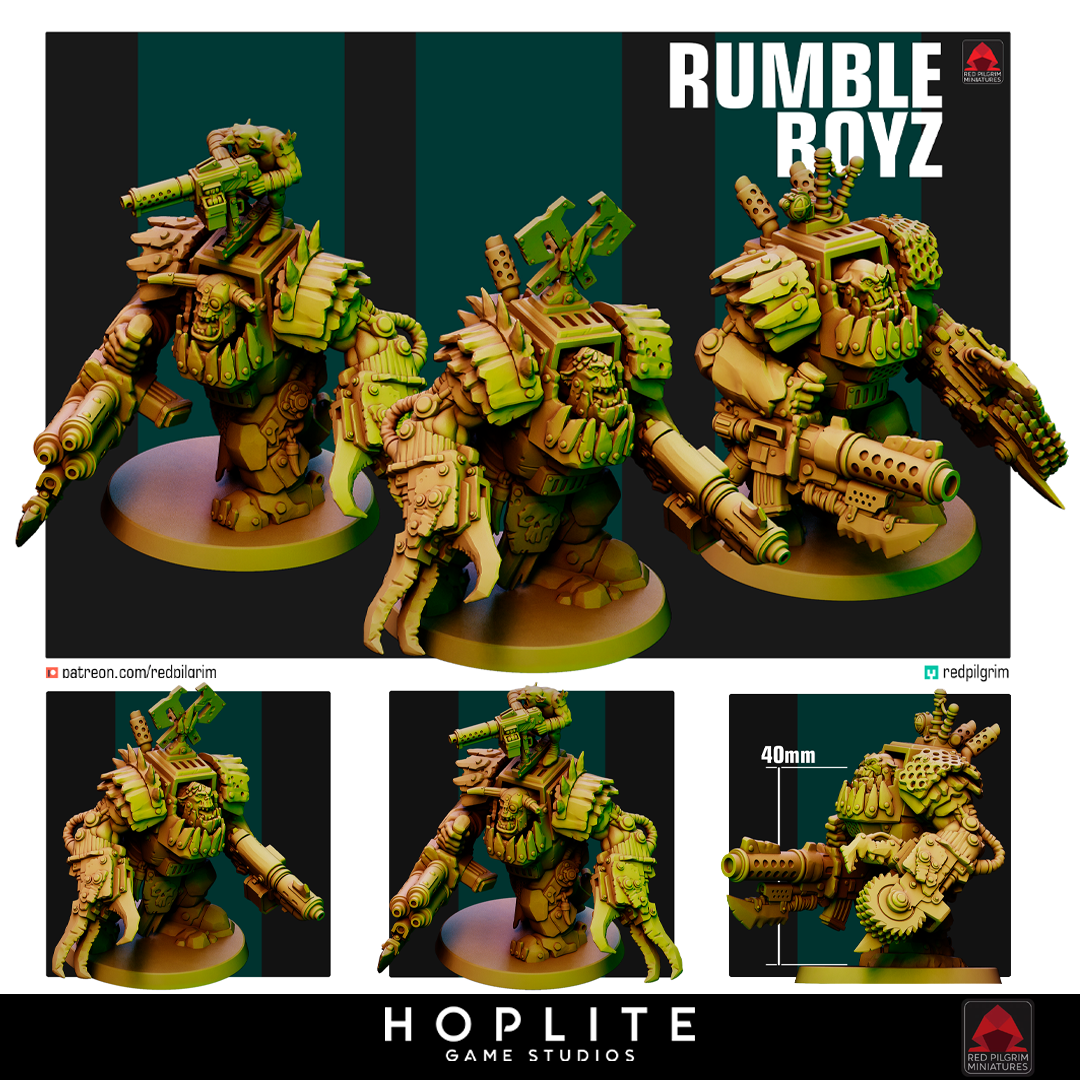 Orc Rumble Boyz | Red Pilgrim Miniatures