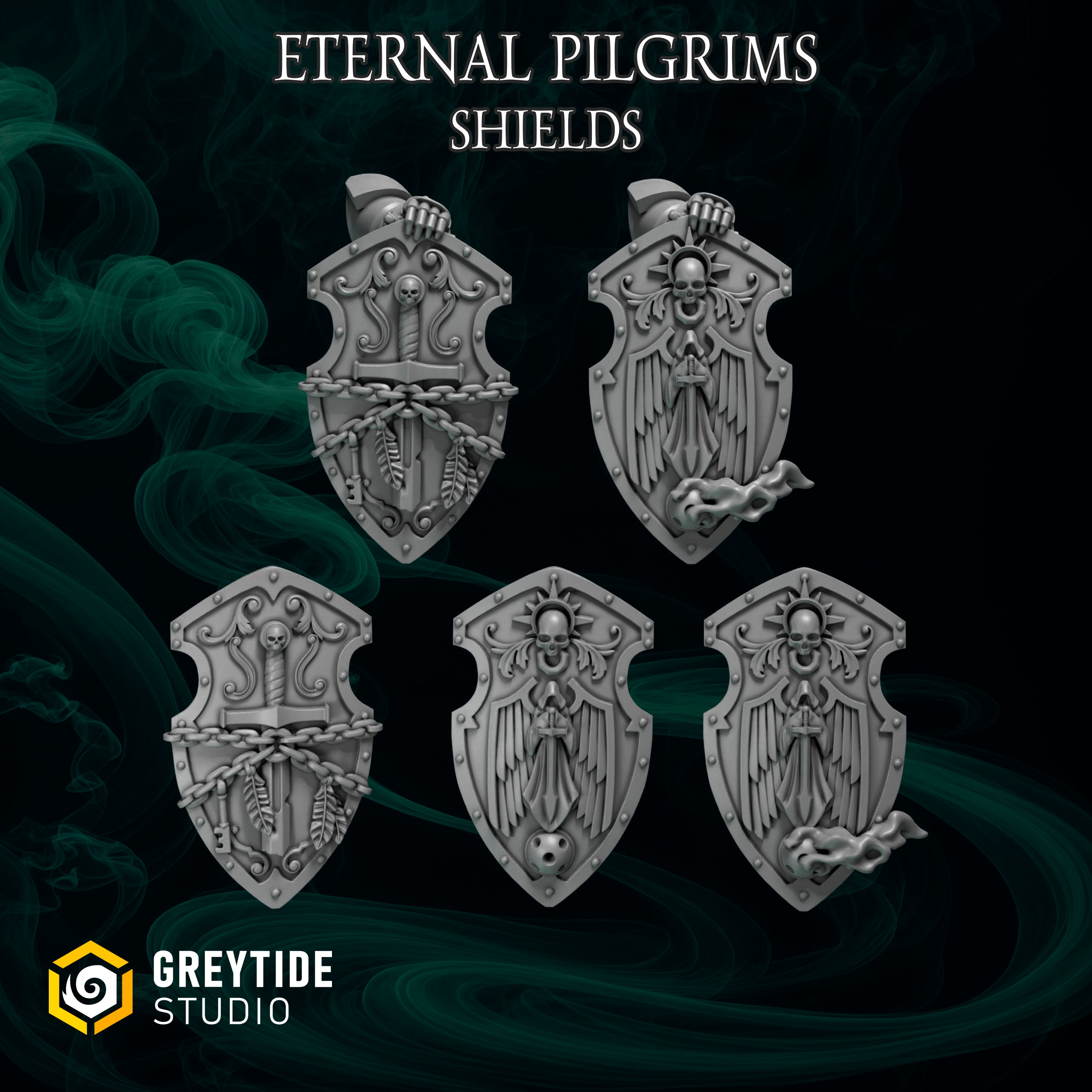 Escudos Termi | Grey Tide Studios | Eternal Pilgrims | Piezas y accesorios de conversión