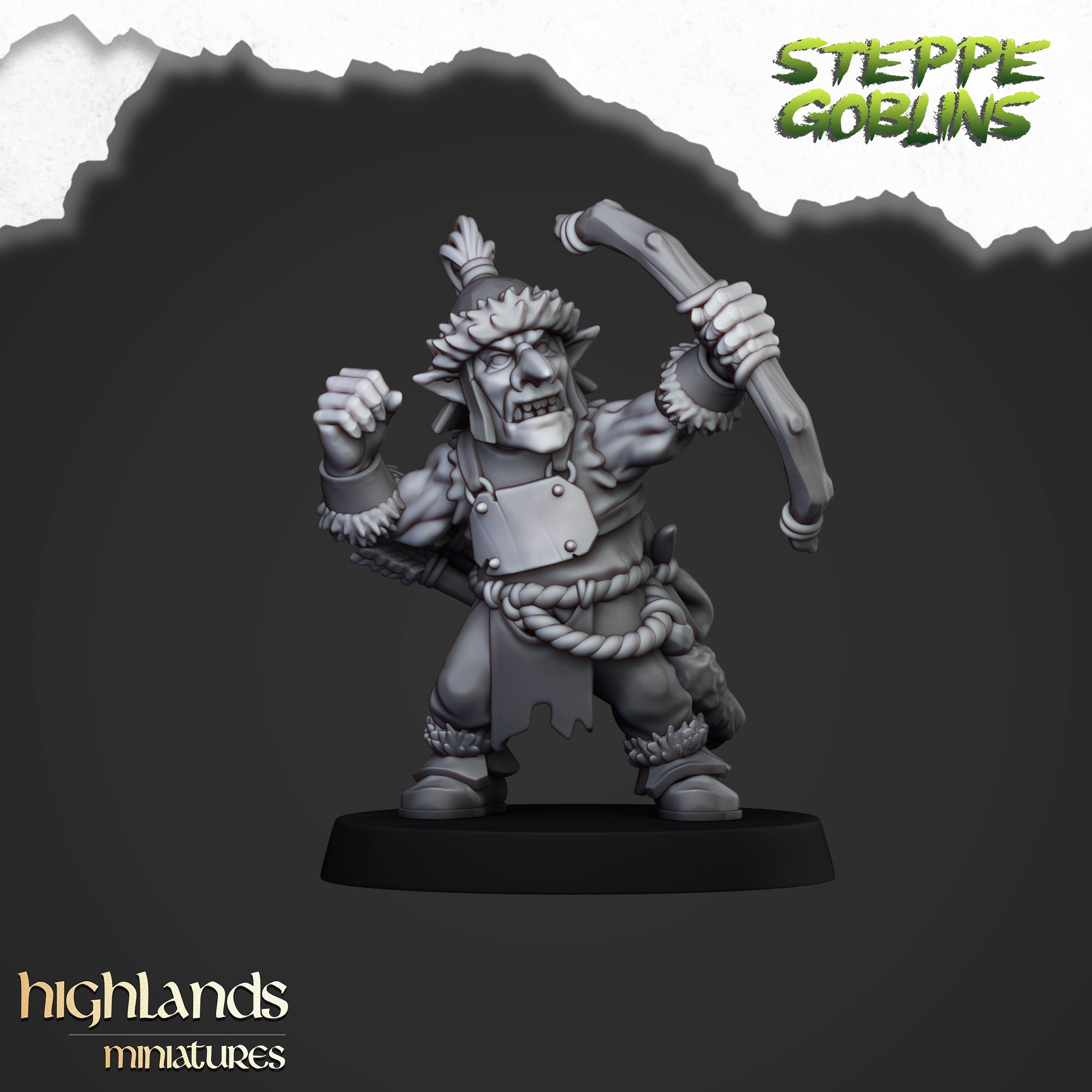 Steppe Goblin Archers (x10) - Orc & Goblin Tribes | Highlands Miniatures