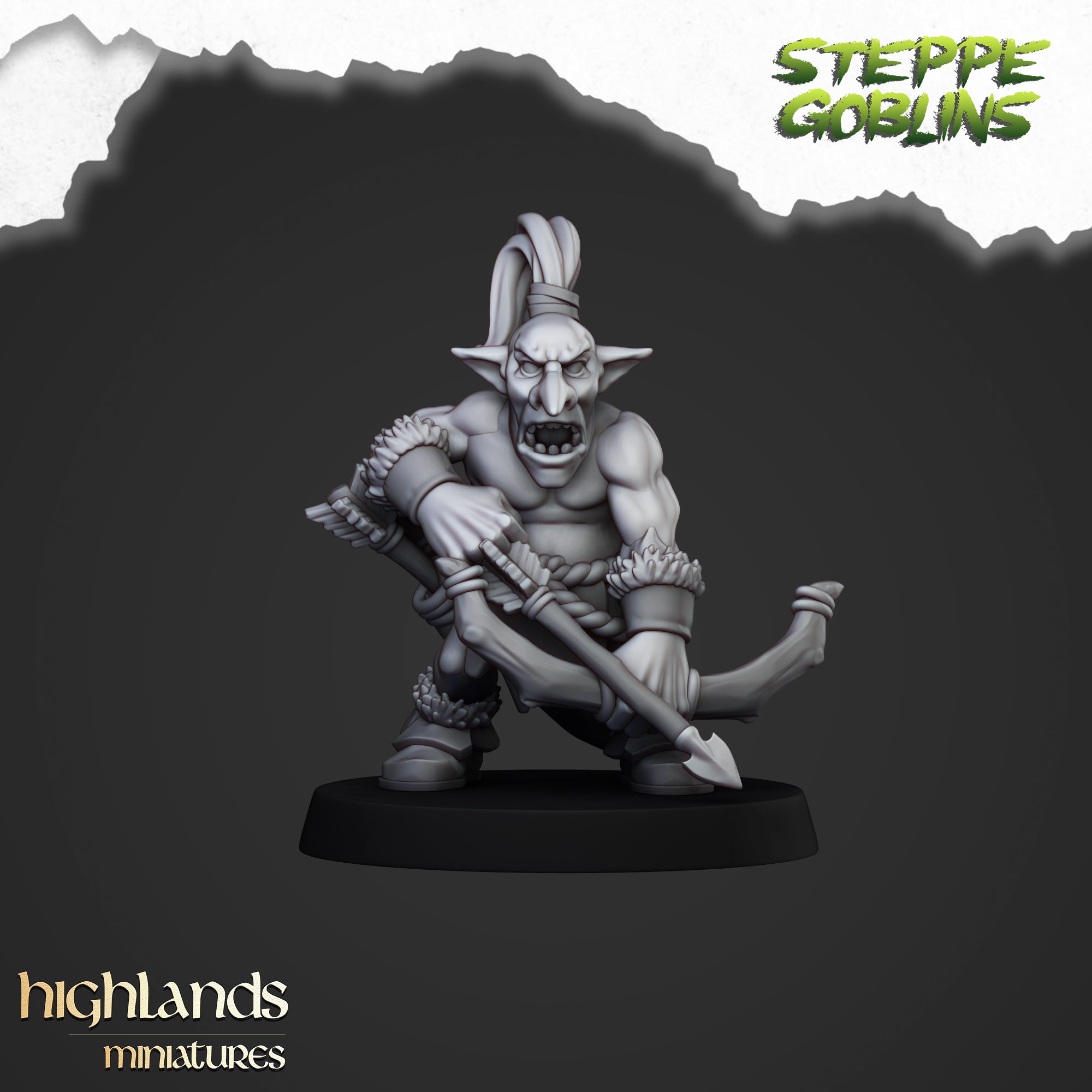 Steppe Goblin Archers (x10) - Orc & Goblin Tribes | Highlands Miniatures