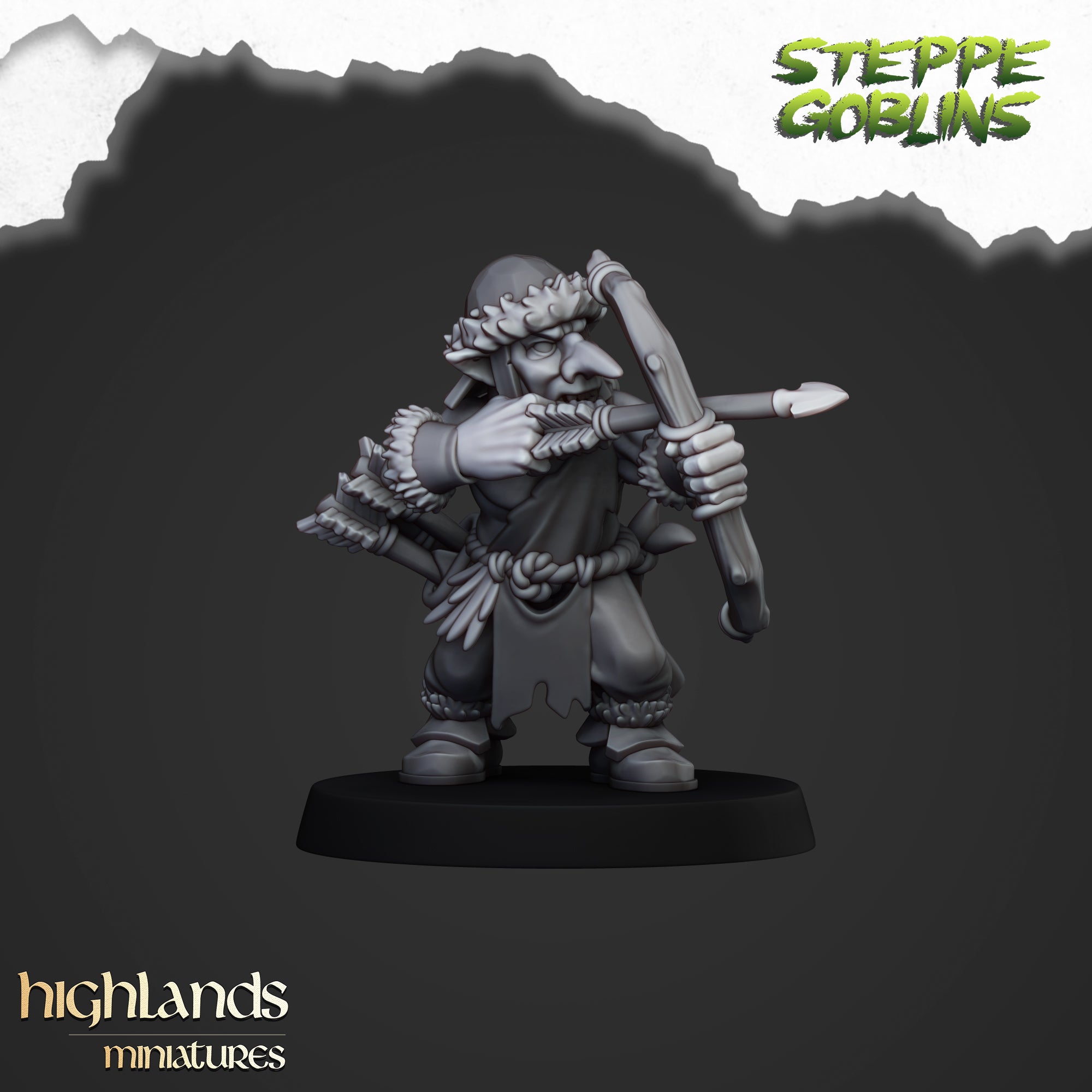 Steppe Goblin Archers (x10) - Orc & Goblin Tribes | Highlands Miniatures