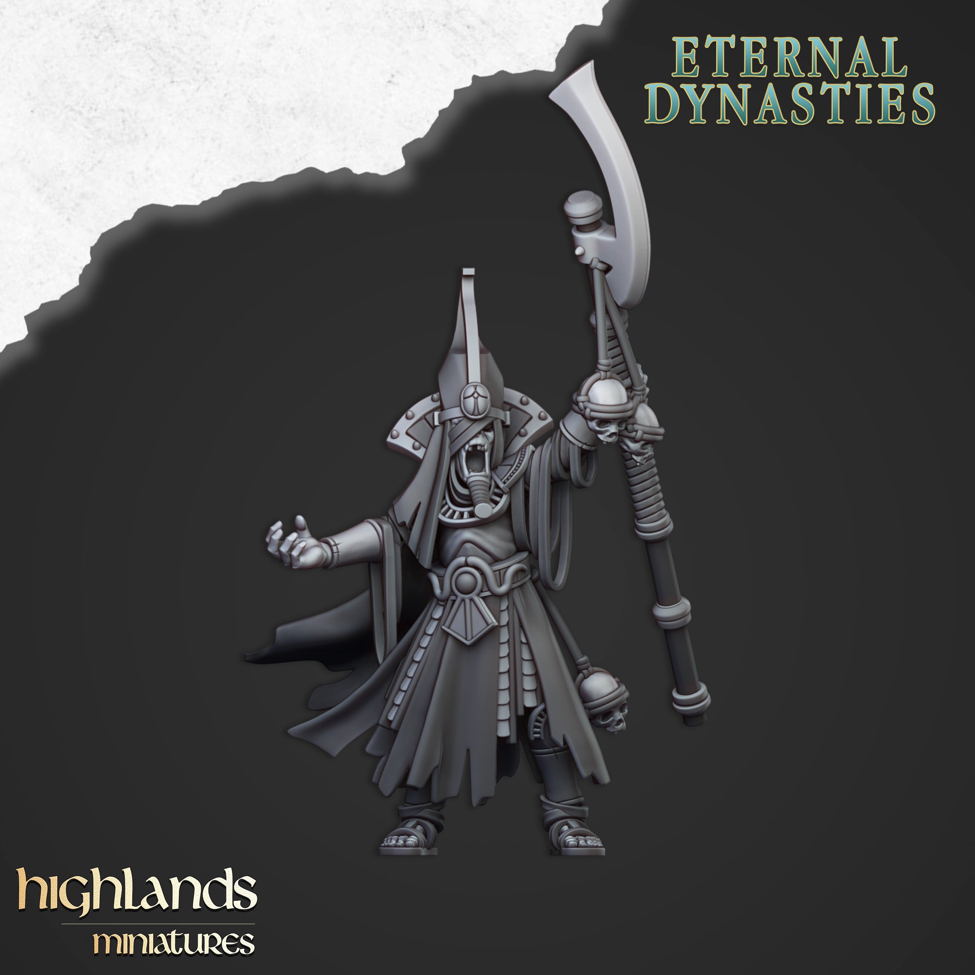 The Eternal Pharaoh Funeral Pyre - Eternal Dynasties | Highlands Miniatures