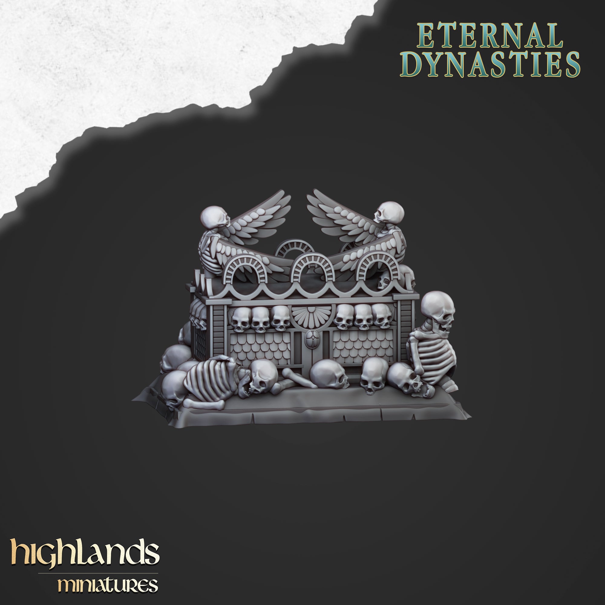 The Eternal Pharaoh Funeral Pyre - Eternal Dynasties | Highlands Miniatures