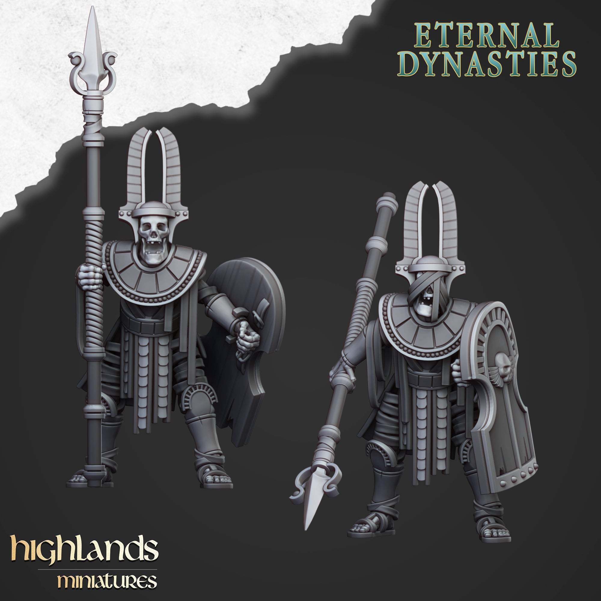 The Eternal Pharaoh Funeral Pyre - Eternal Dynasties | Highlands Miniatures