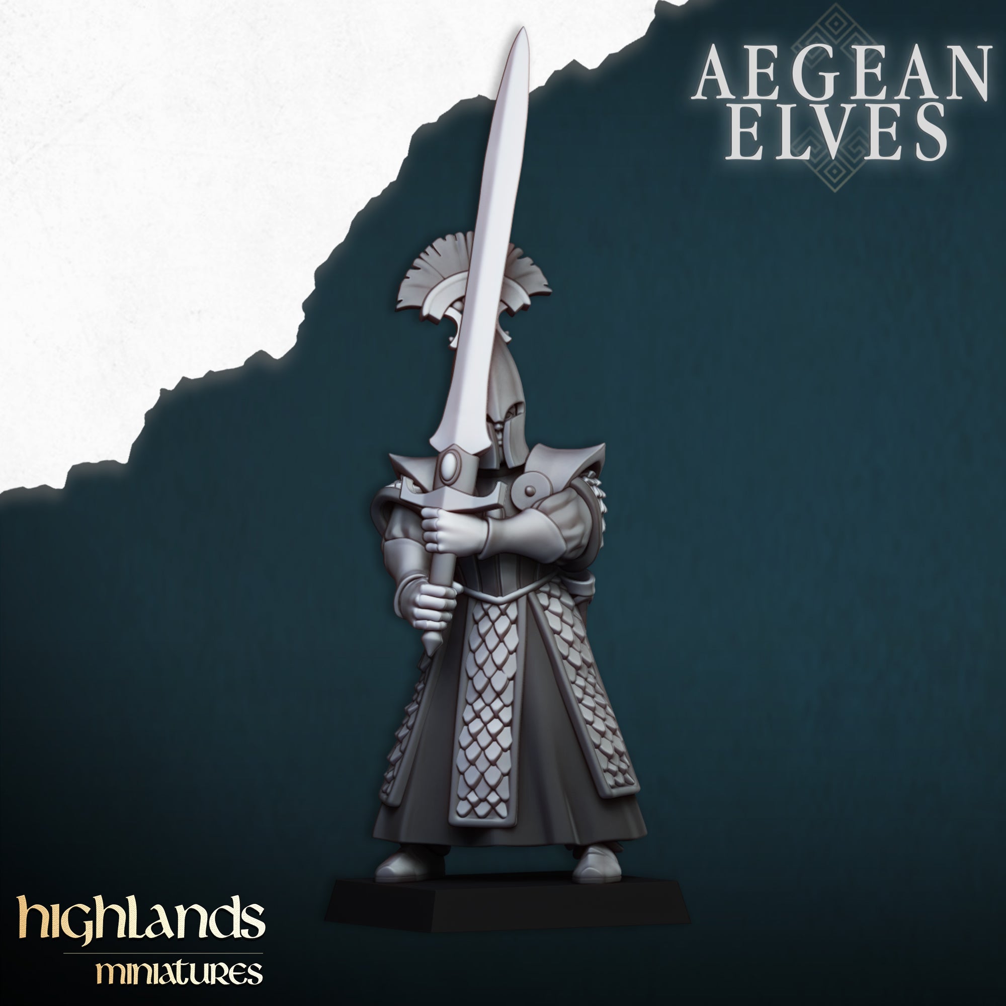 Aegean Elves Swords of Messara (x20) - Highlands Miniatures