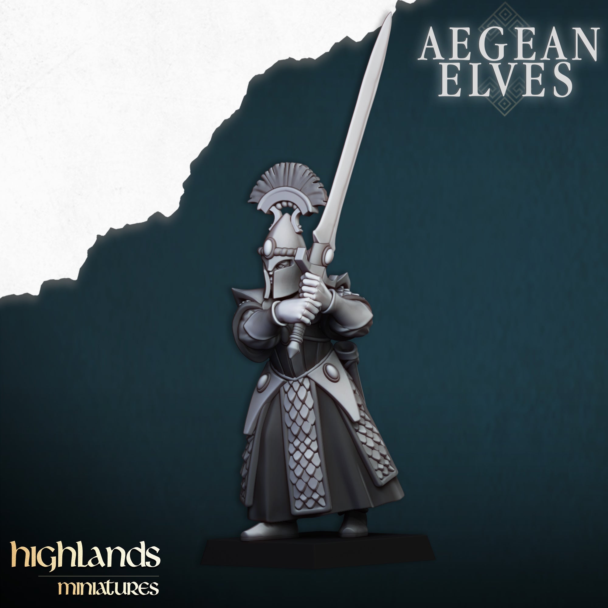 Aegean Elves Swords of Messara (x20) - Highlands Miniatures