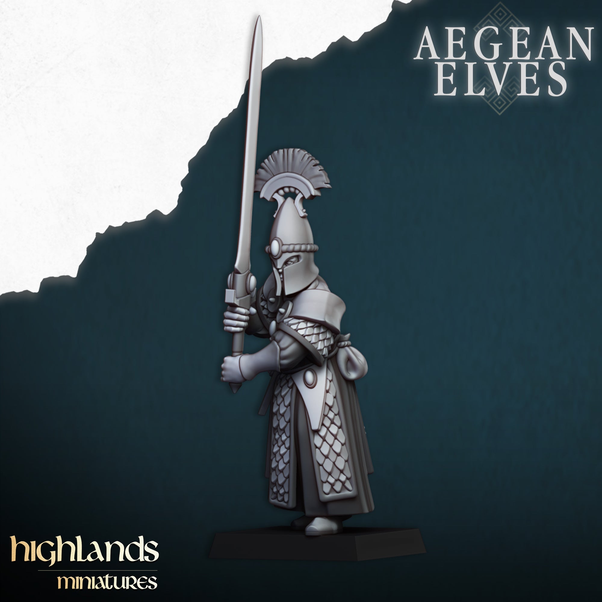 Aegean Elves Swords of Messara (x20) - Highlands Miniatures