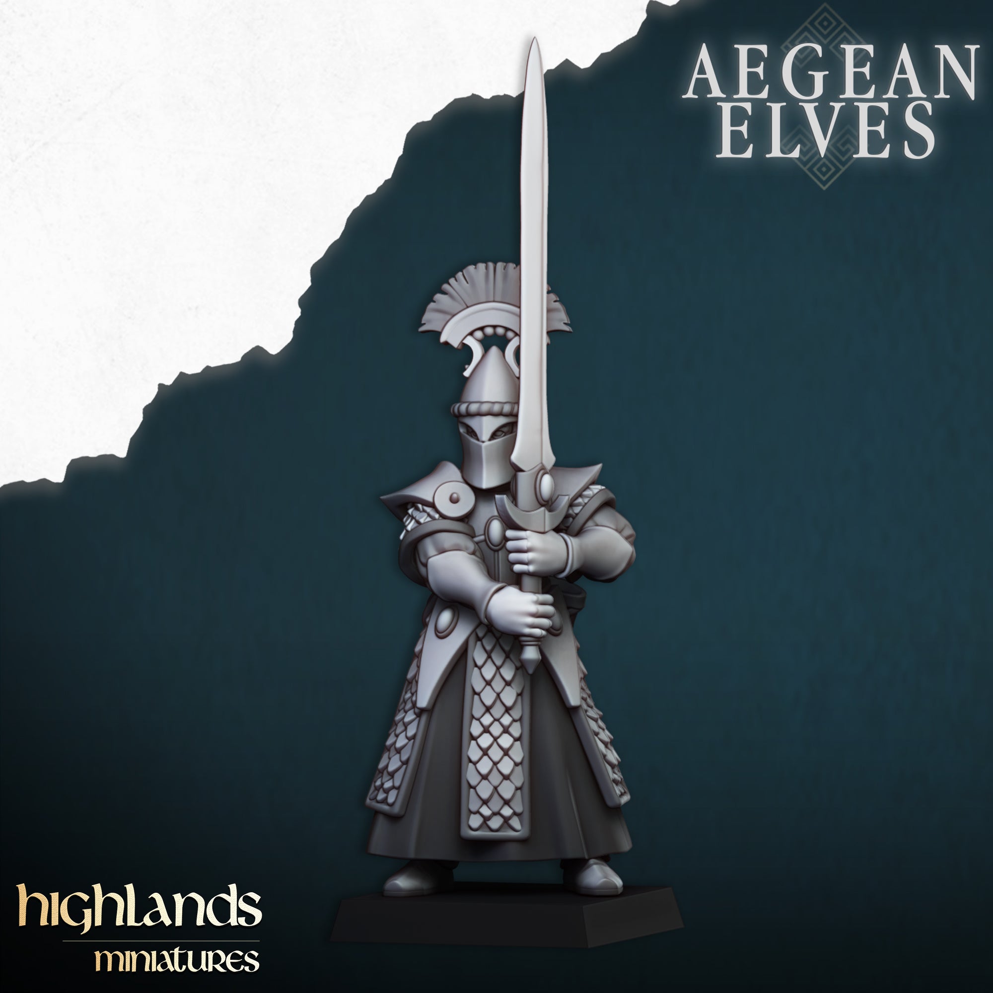 Aegean Elves Swords of Messara (x20) - Highlands Miniatures