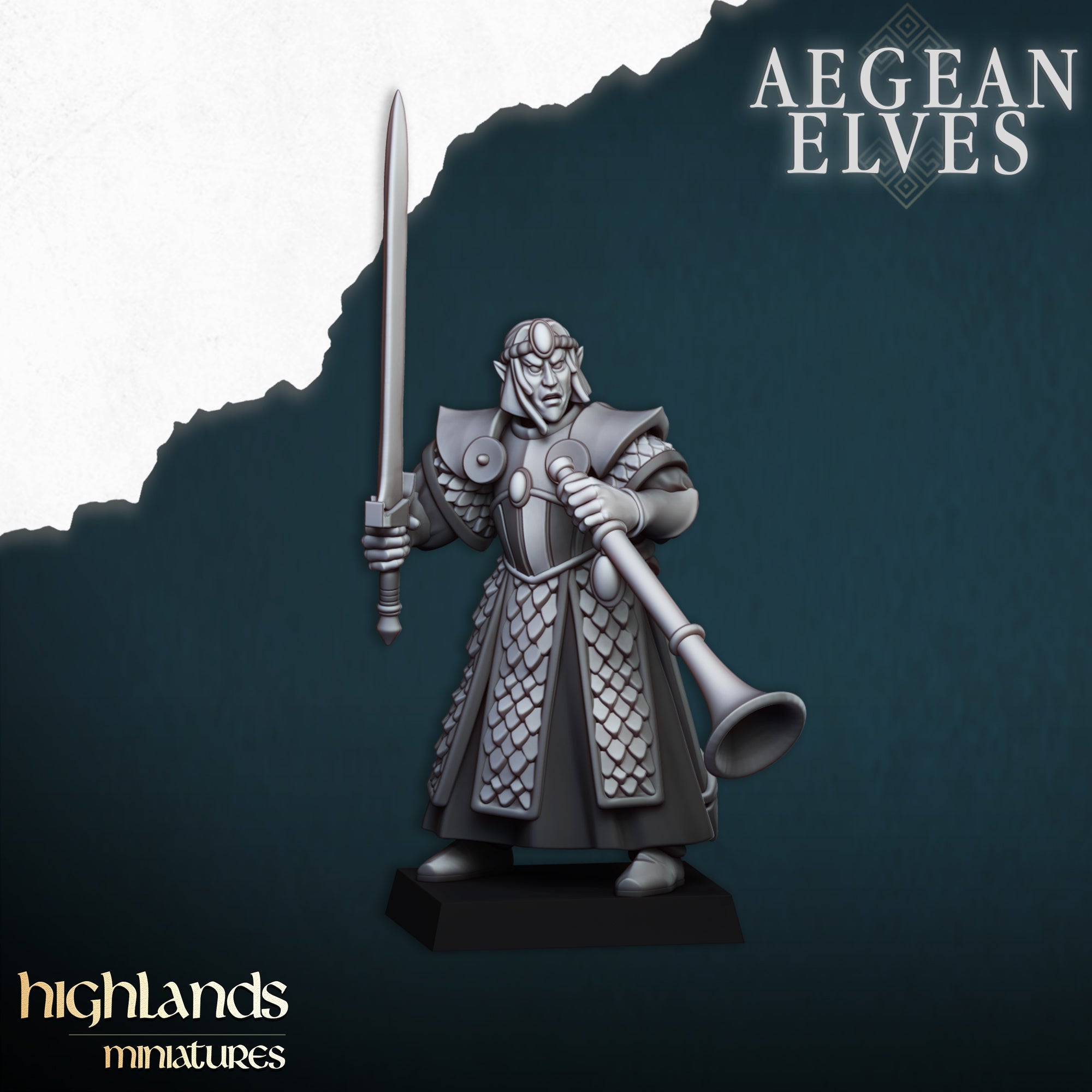 Aegean Elves Swords of Messara (x20) - Highlands Miniatures