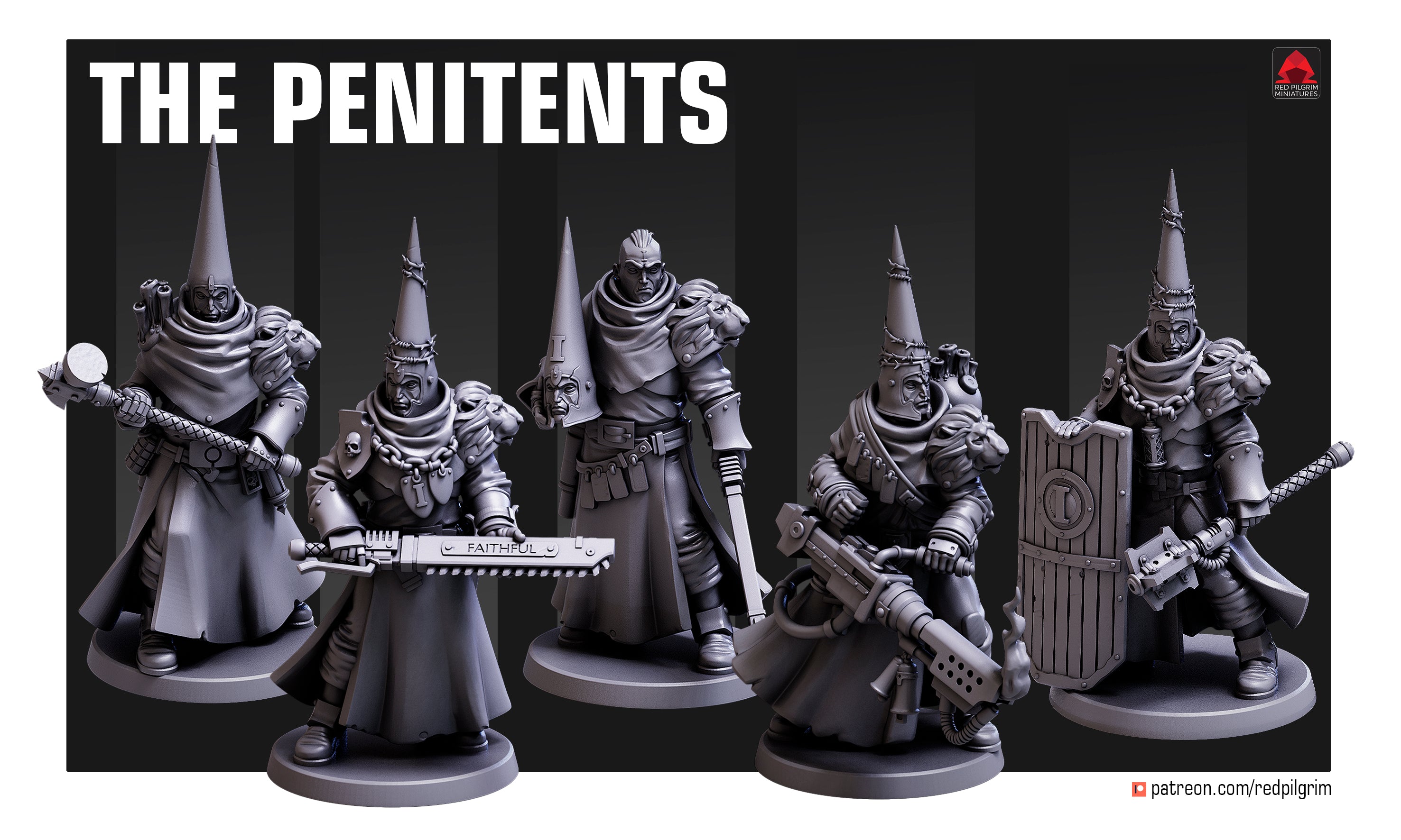 Penitents | Red Pilgrim Miniatures