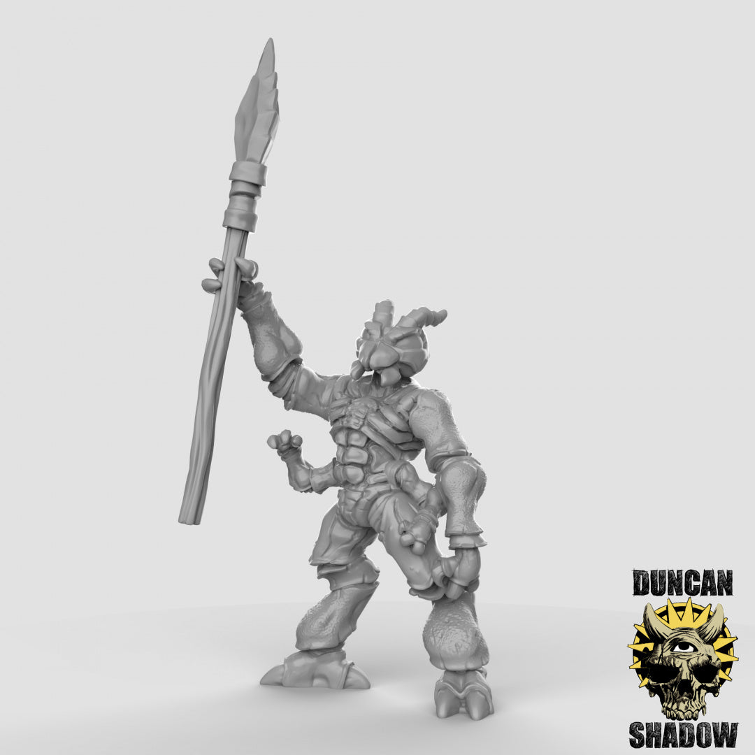 Thri-Keen Insectoids With Spears | Duncan Shadow | Compatible with Dungeons & Dragons and Pathfinder