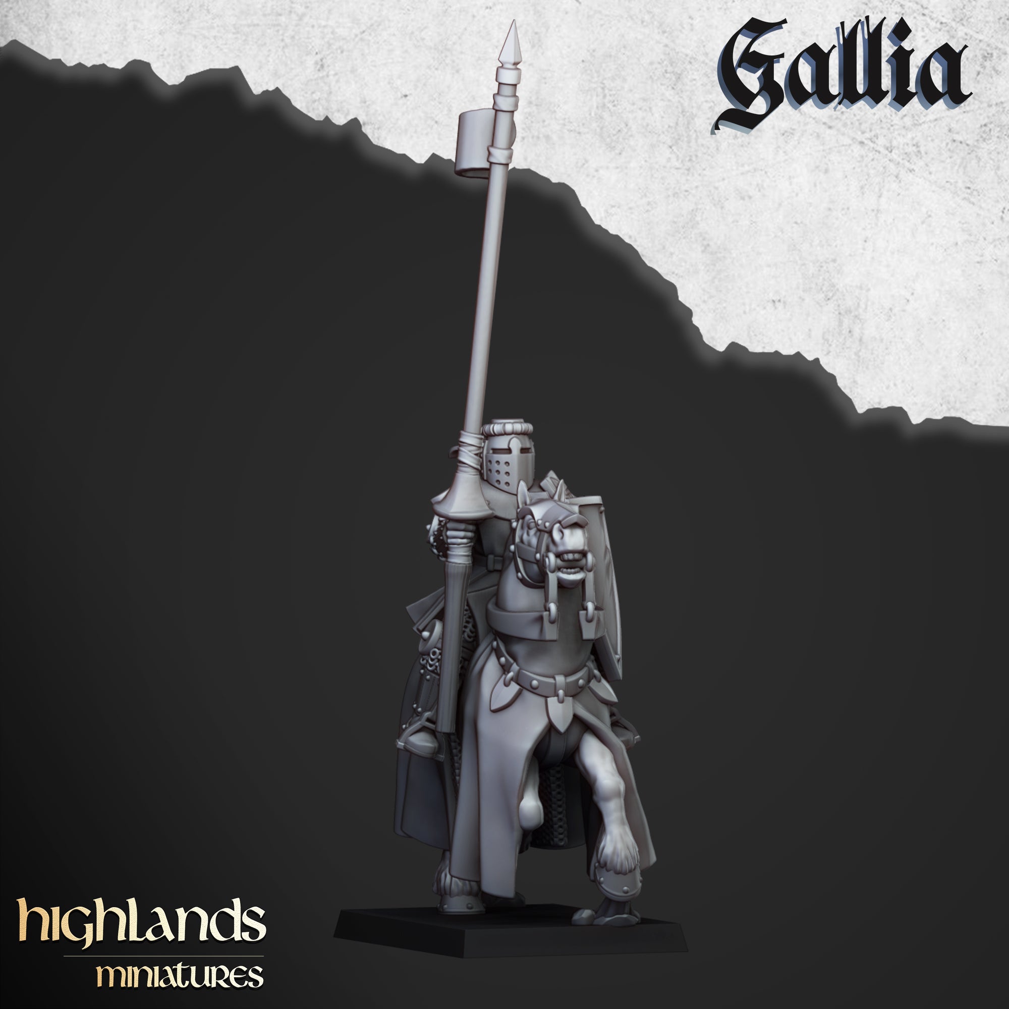 Jóvenes Caballeros de Gallia (x8) - Caballeros de Gallia | Miniaturas de las Tierras Altas