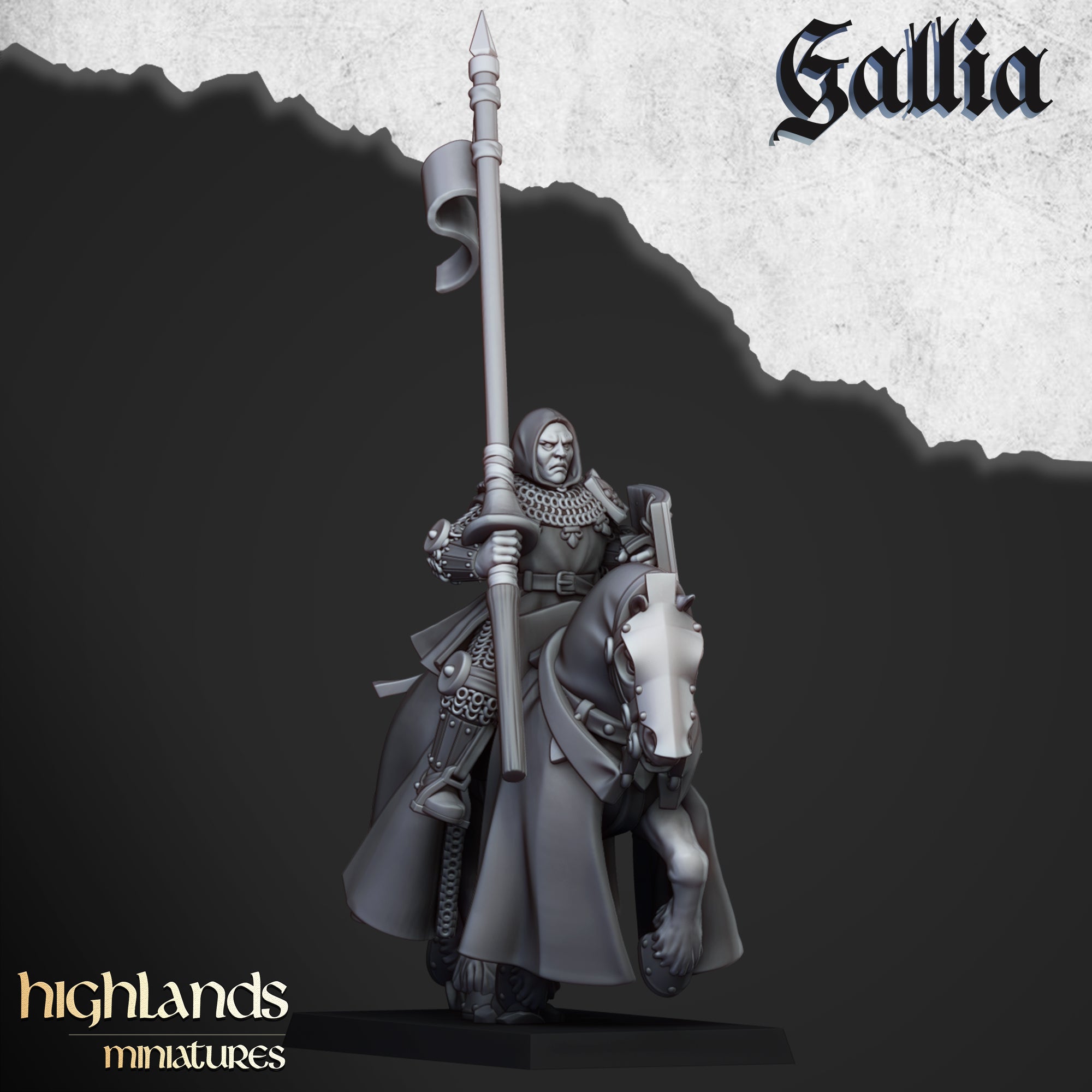 Jóvenes Caballeros de Gallia (x8) - Caballeros de Gallia | Miniaturas de las Tierras Altas