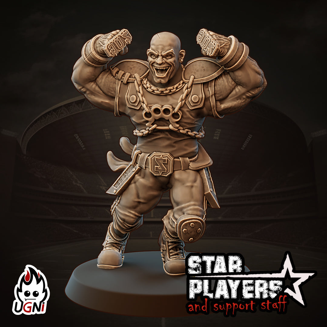 Zog - Human Star Player - Fantasy Football - Ugni Miniatures