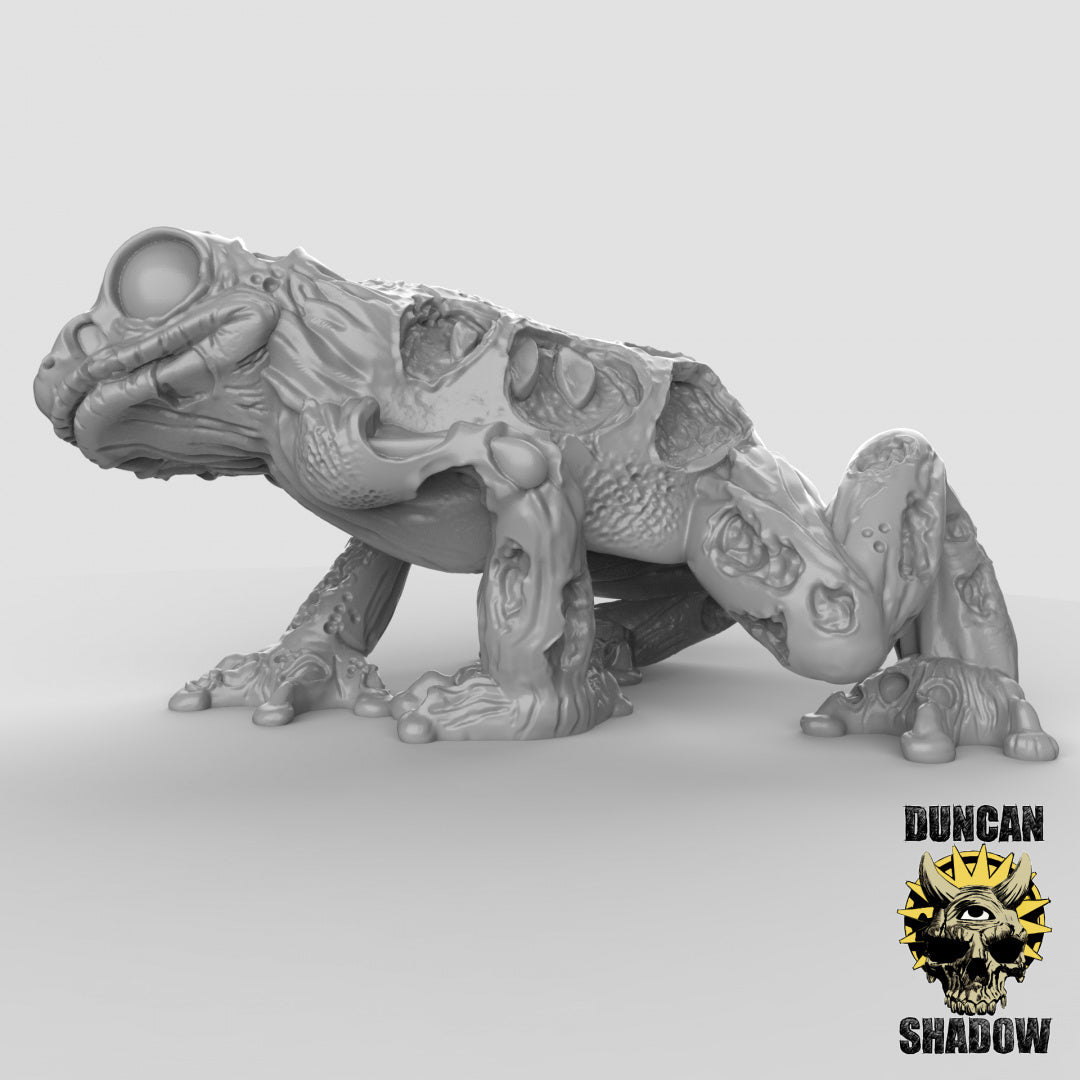 Zombie Dire Frog | Duncan Shadow | Compatible with Dungeons & Dragons and Pathfinder