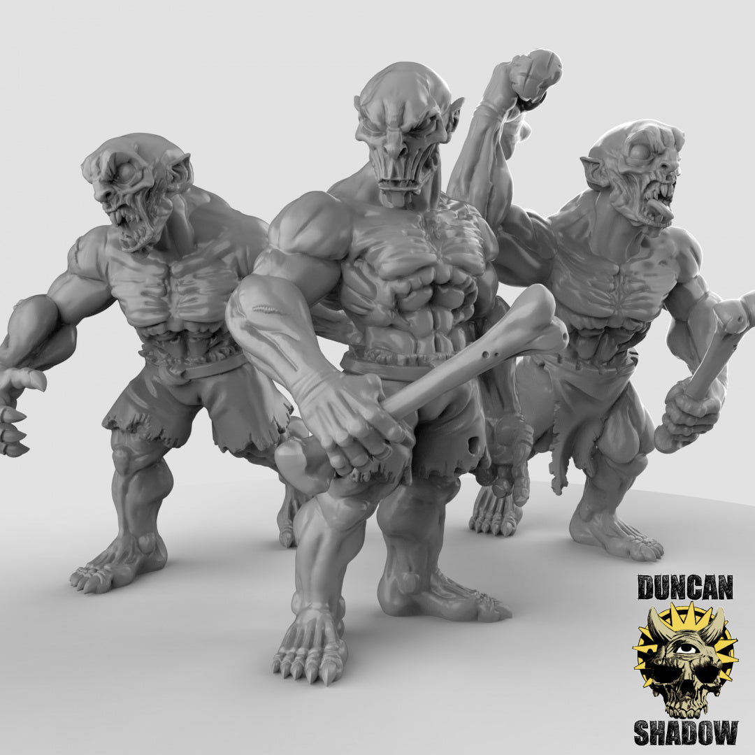 Zombie Ghouls, Multipart Kit | Duncan Shadow | Compatible with Dungeons & Dragons and Pathfinder