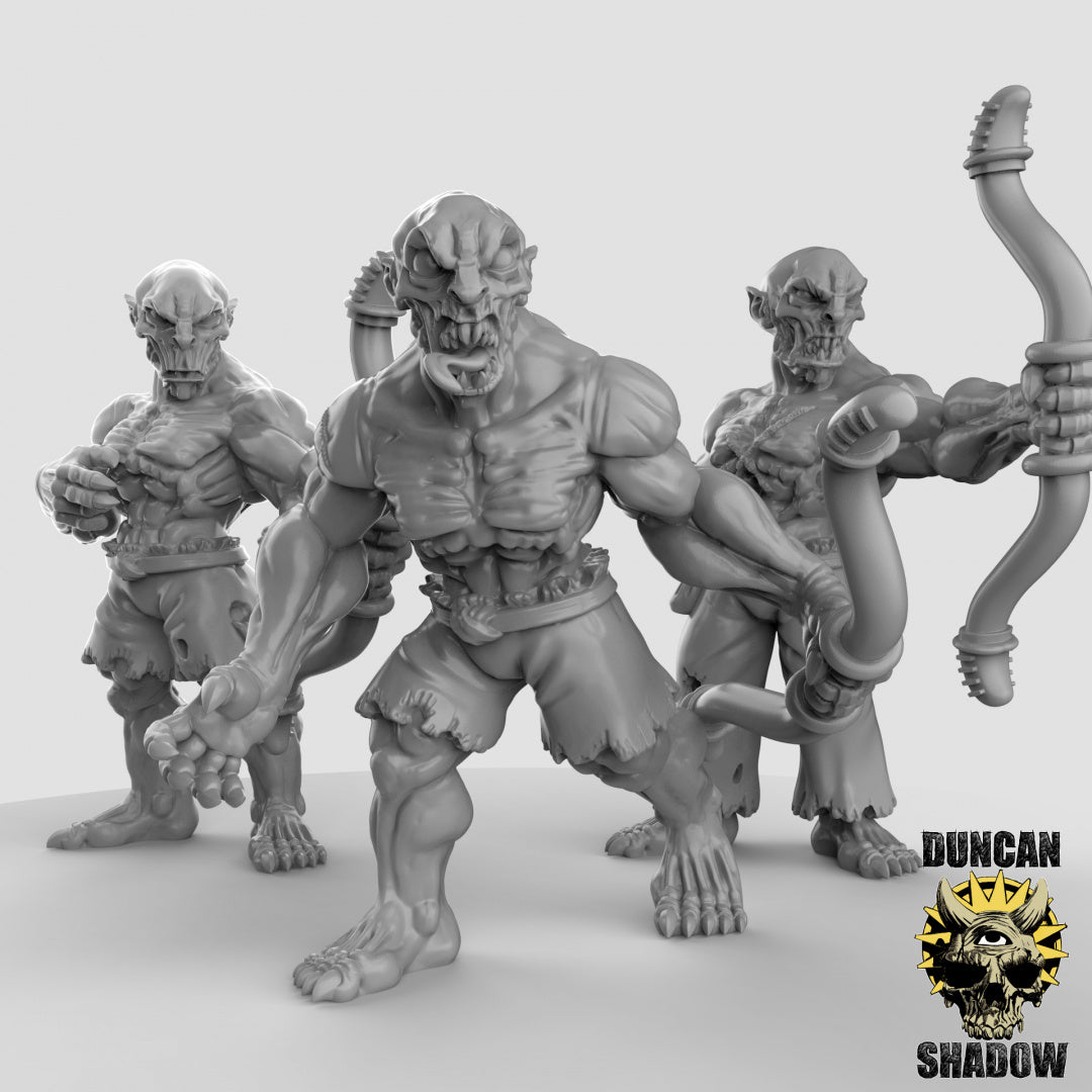 Zombie Ghouls, Multipart Kit | Duncan Shadow | Compatible with Dungeons & Dragons and Pathfinder