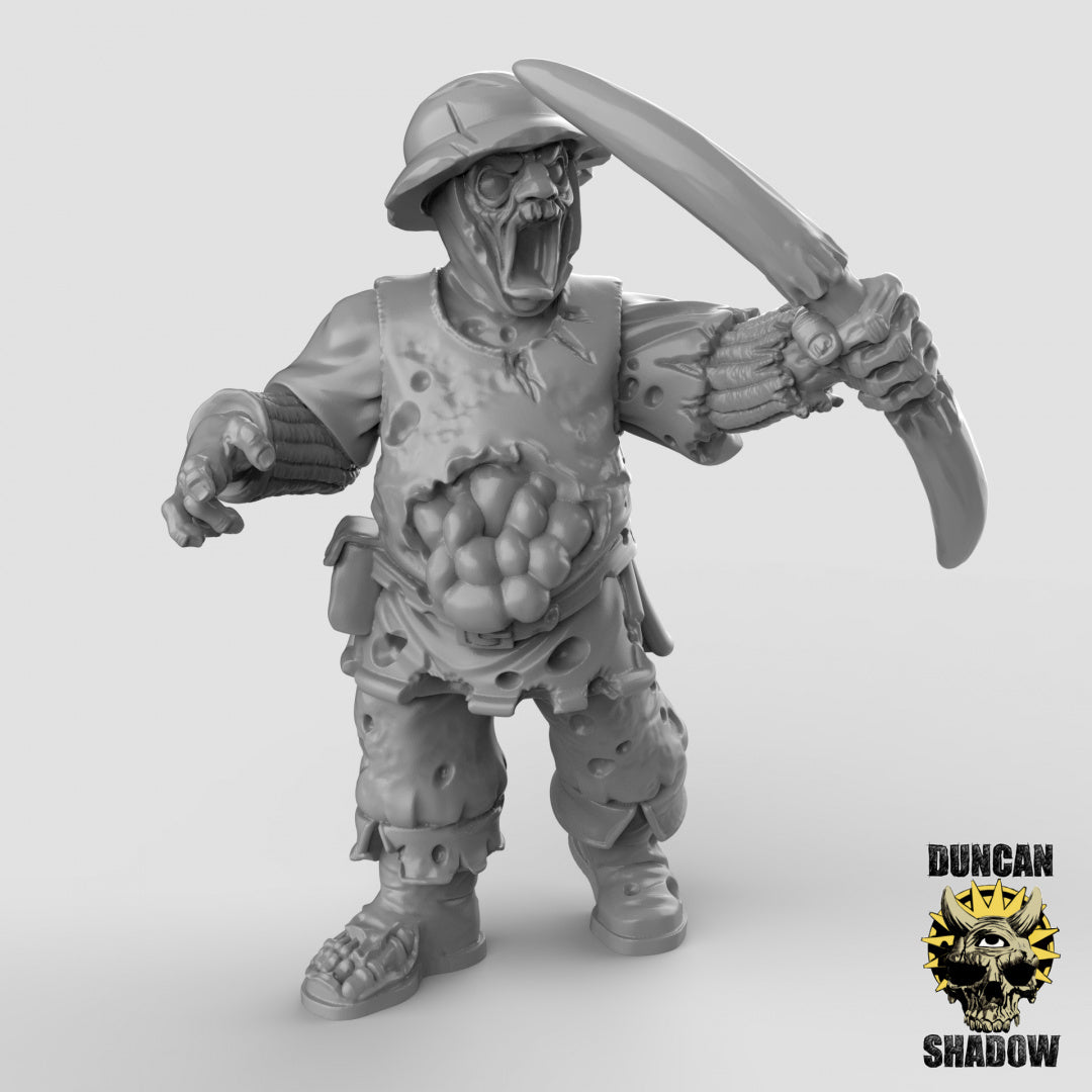Guardia de la ciudad humana zombie con arcos | Sombra de Duncan | Compatible con Dragones y Mazmorras y Pathfinder