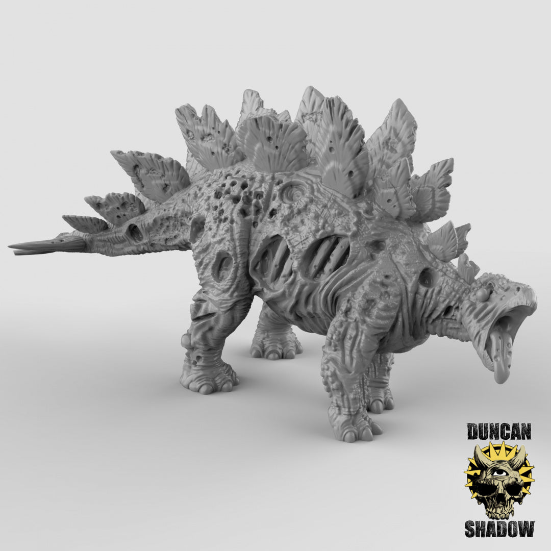 Estegosaurio zombi | Sombra de Duncan | Compatible con Dragones y Mazmorras y Pathfinder