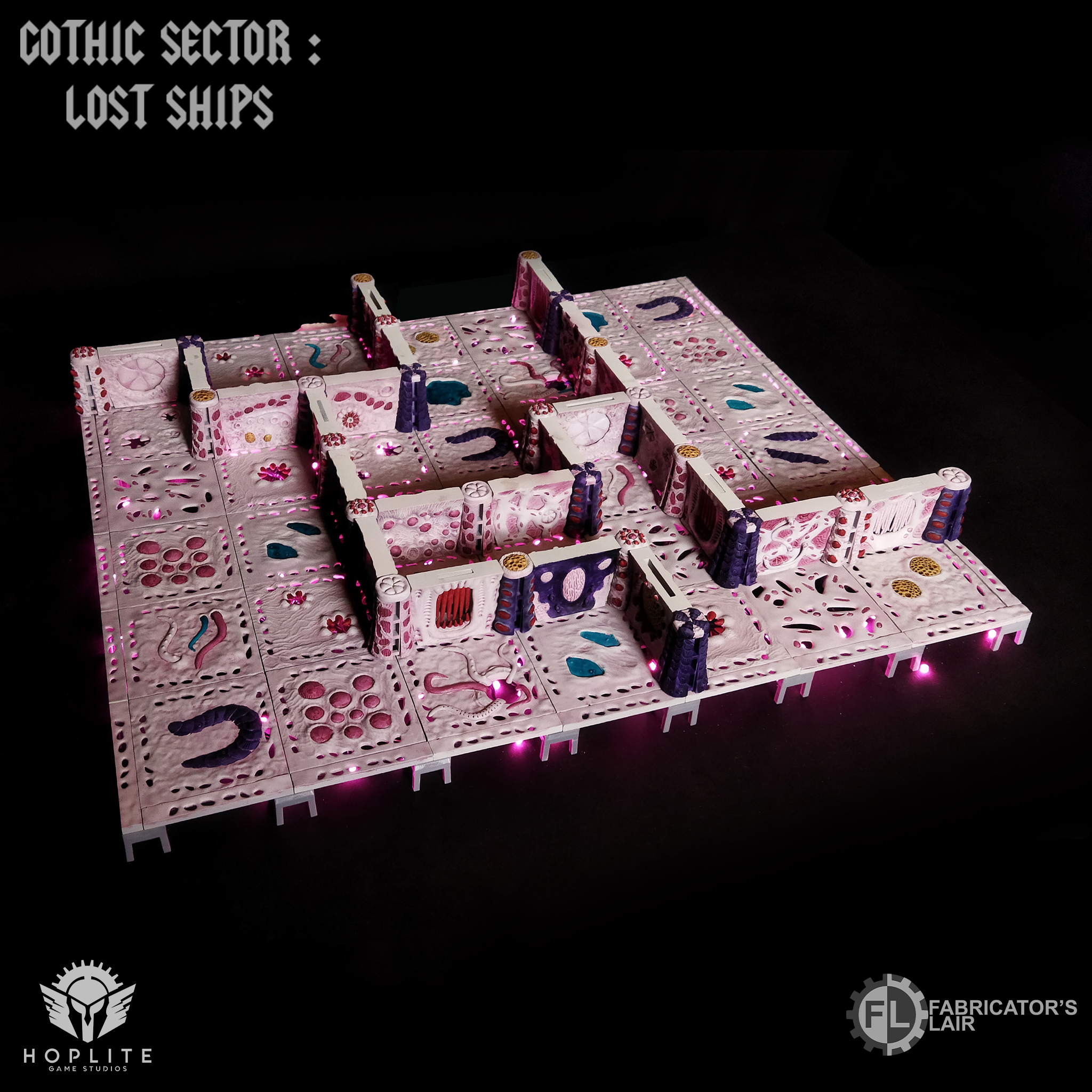 Gothic Sector: Hiveship LED-Bodenfliesen