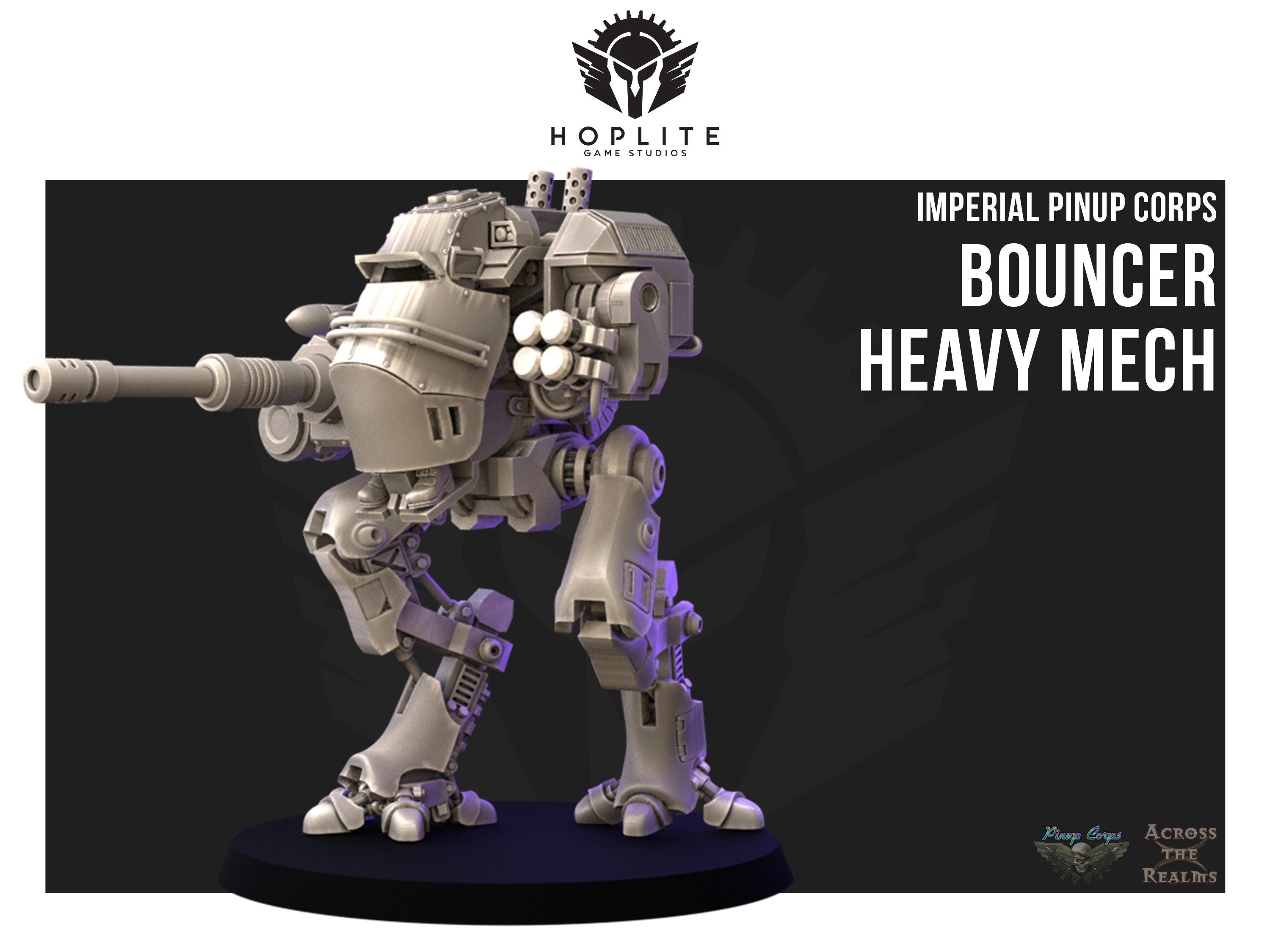Pinup Corps Stormbabe Bouncer Mech - Across the Realms | 28mm
