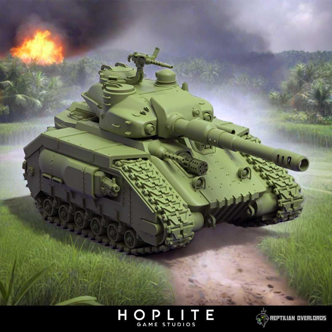 Spacenam: Caiman Mk. II Heavy Tank | Reptilian Overlords | 28mm
