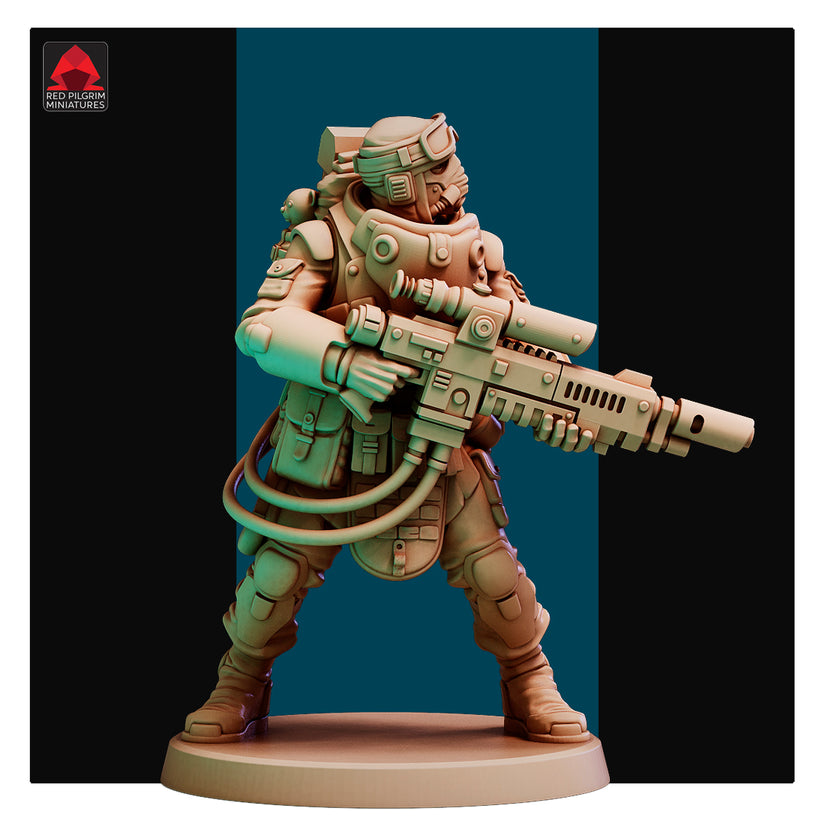 Desert Hawks Janitscharen | Red Pilgrim Miniatures | 32 mm