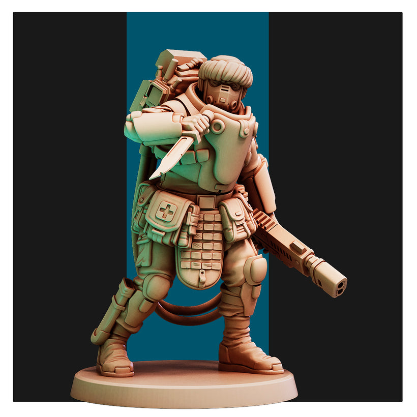 Desert Hawks Janitscharen | Red Pilgrim Miniatures | 32 mm