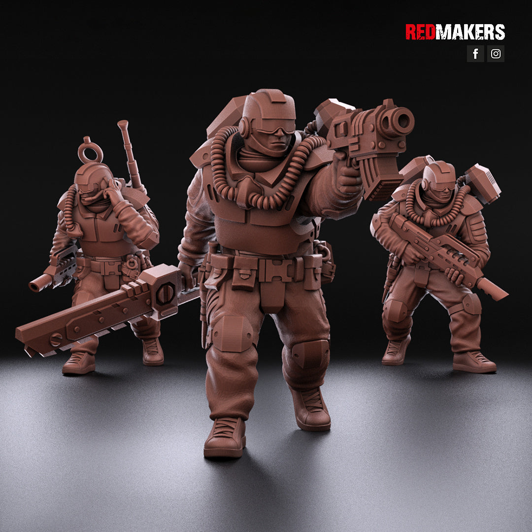 Airborne Drop Division - Infantry Squad | Imperial Guard | Redmakers