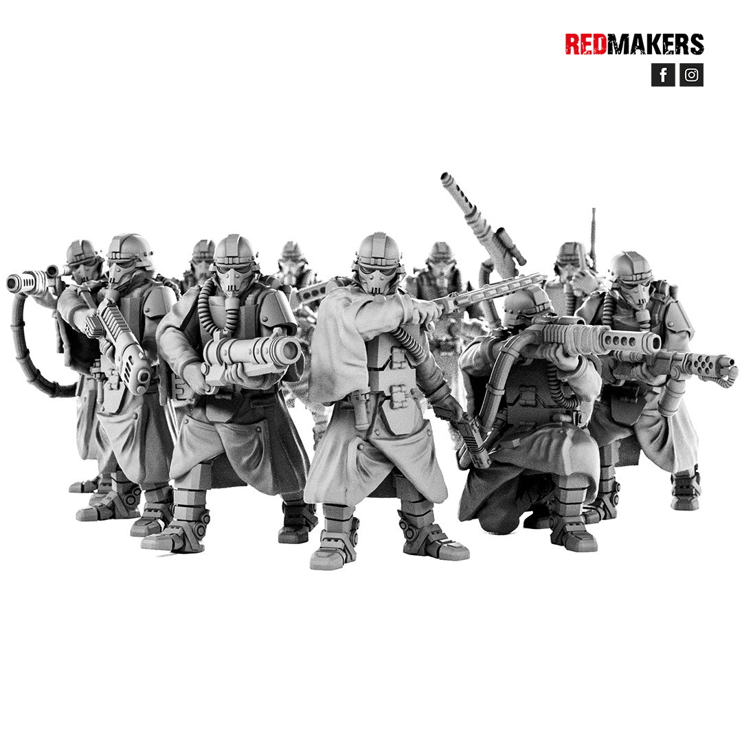 División de la Muerte: Escuadrón de Granaderos | Krieg | Cuerpos de trincheras | Legión de Acero | Redmakers