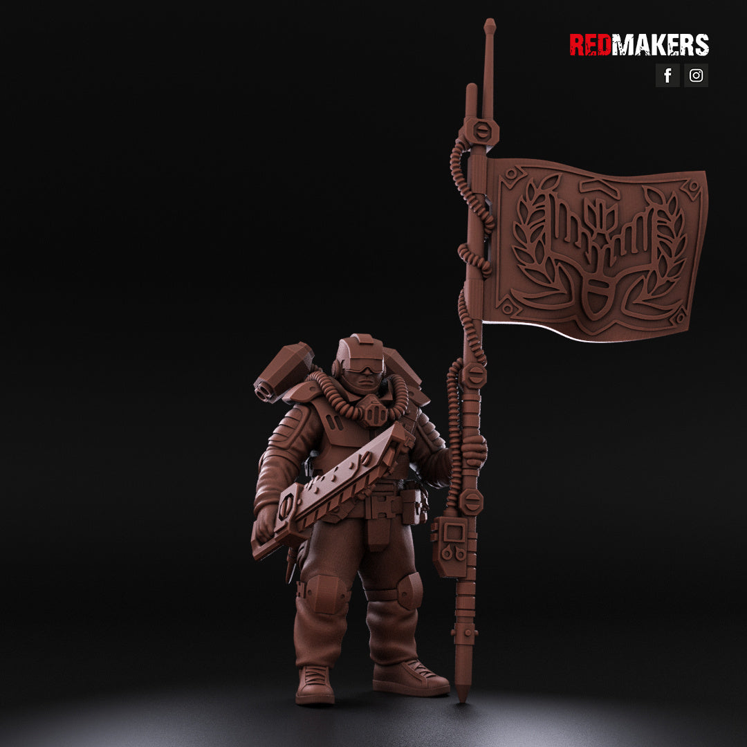 Airborne Drop Division - Command Squad | Imperial Guard | Redmakers