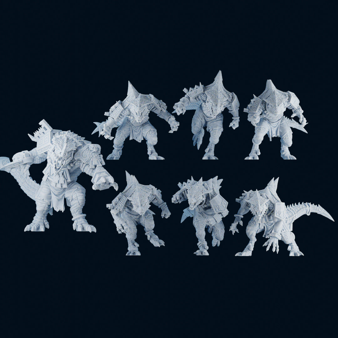 Tech Rats – Komplettes Ratmen-Fantasy-Football-Team – 16 Spieler – Brutefun Miniatures