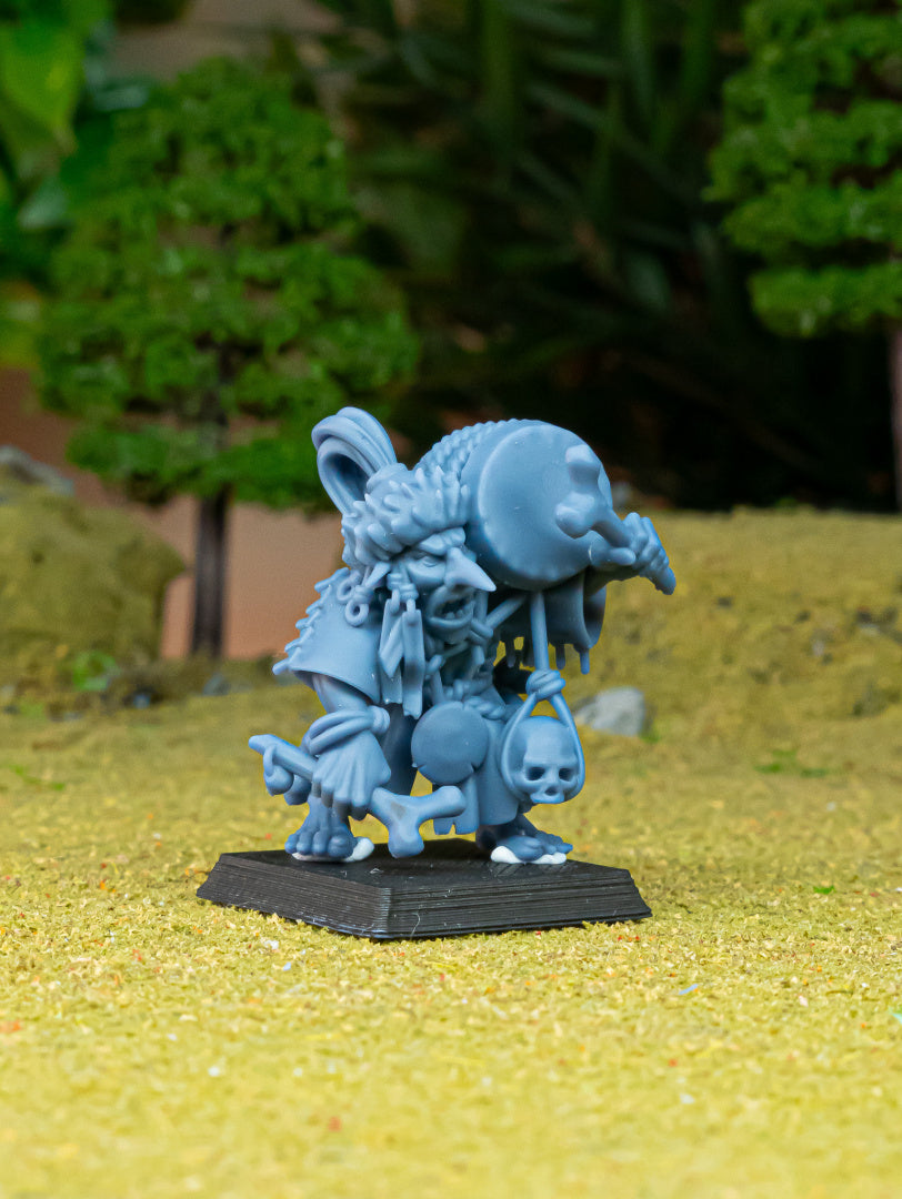 Steppen-Goblin-Schamane (x1) - Ork- und Goblinstämme | Highlands Miniatures