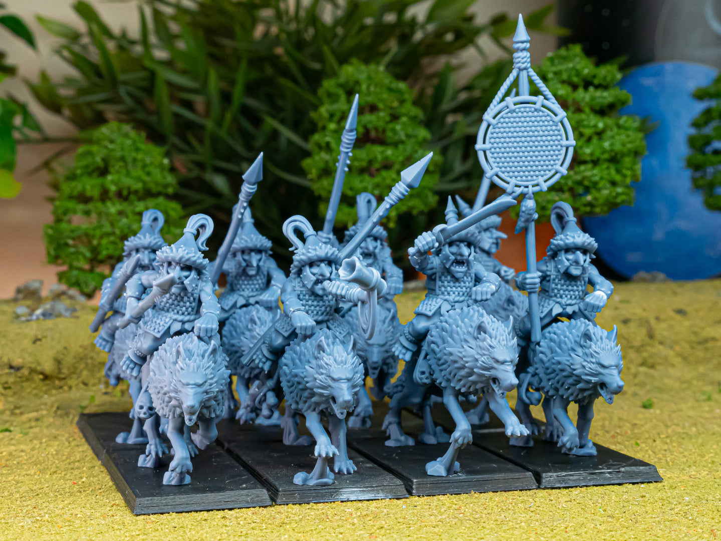 Mounted Steppe Goblins (x10) - Orc & Goblin Tribes | Highlands Miniatures