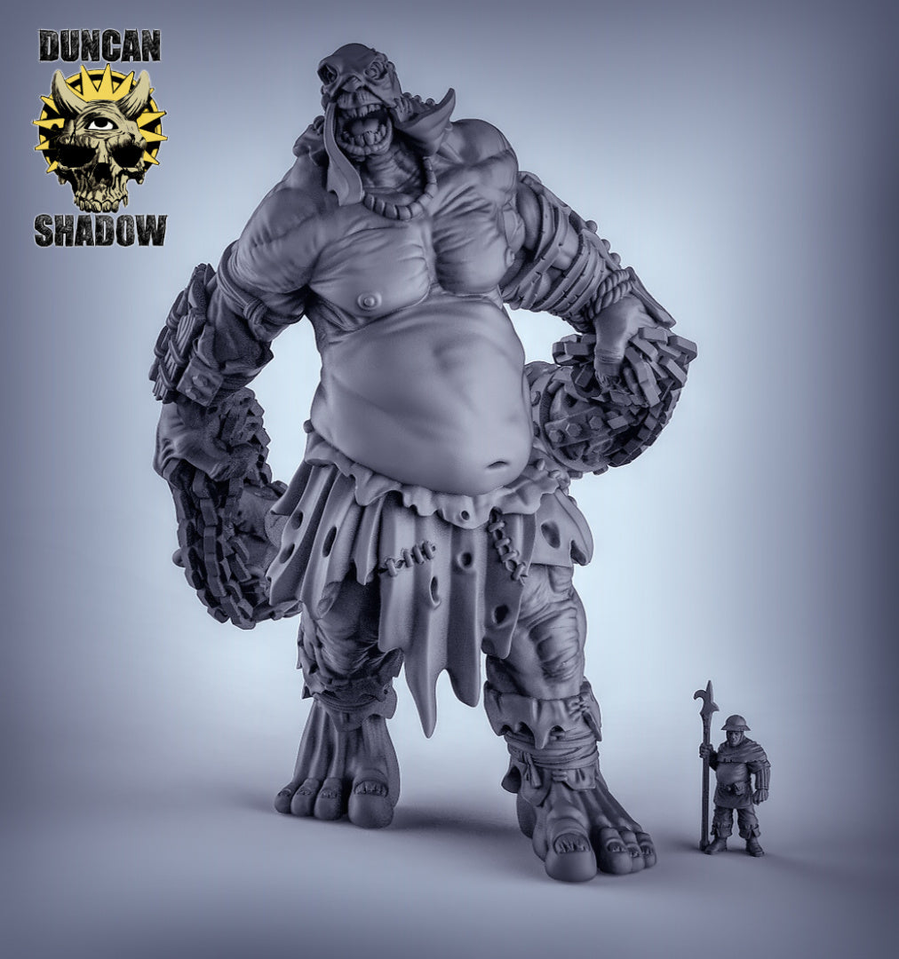 Giant Titan With Flails | Duncan Shadow | Compatible with Dungeons & Dragons and Pathfinder