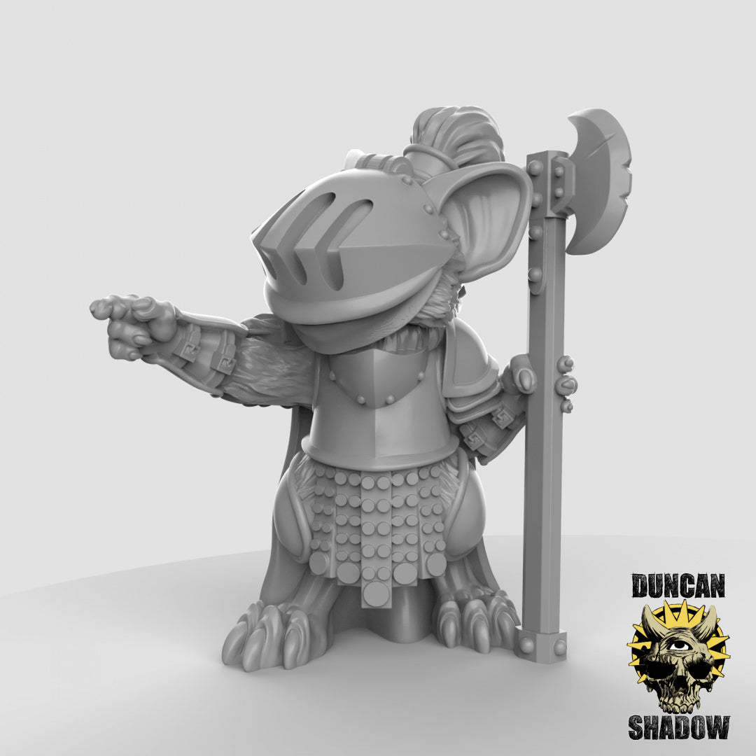 Mousle Folk Knights | Duncan Shadow | Compatible with Dungeons & Dragons and Pathfinder