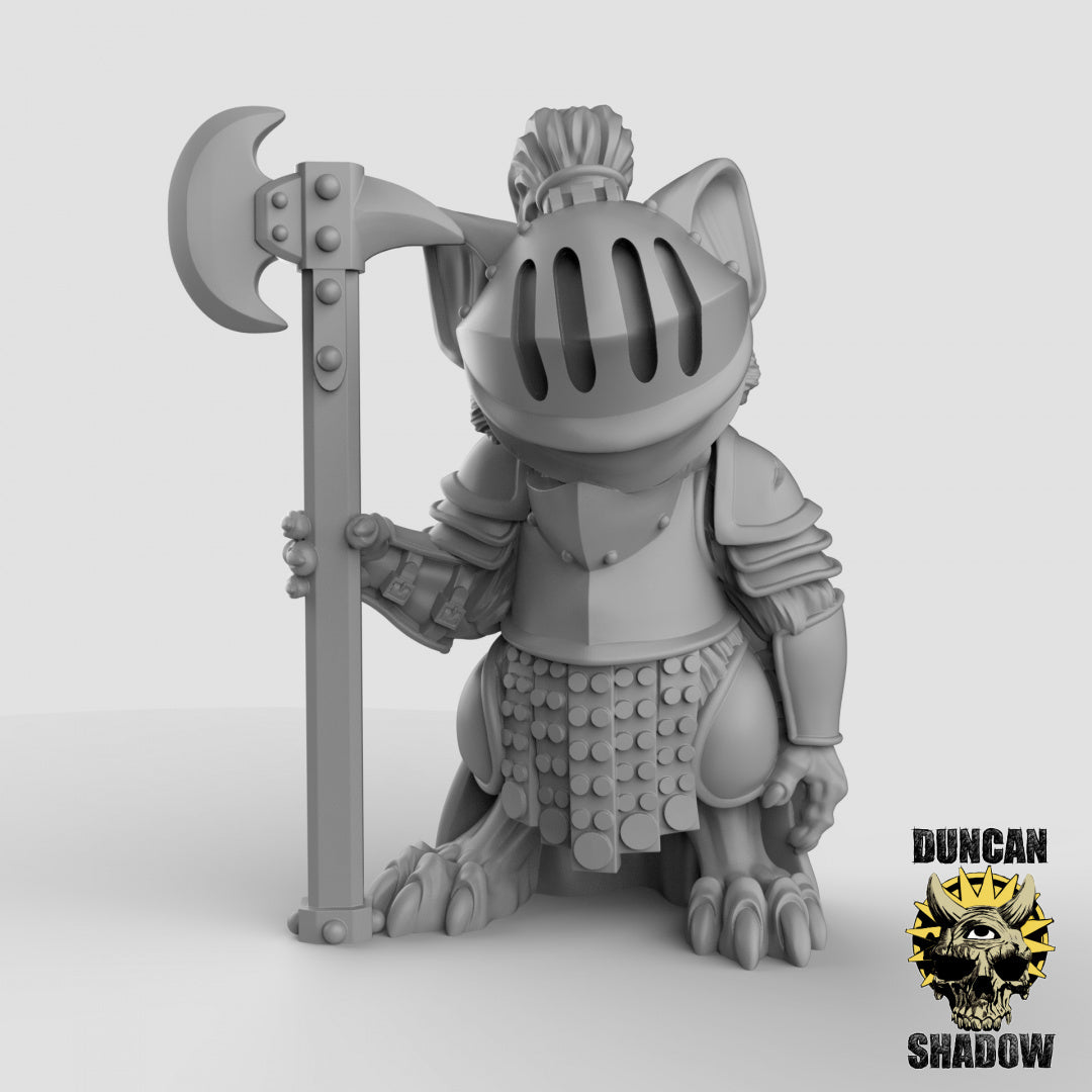 Mousle Folk Knights | Duncan Shadow | Compatible with Dungeons & Dragons and Pathfinder