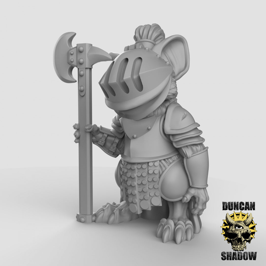 Mousle Folk Knights | Duncan Shadow | Compatible with Dungeons & Dragons and Pathfinder