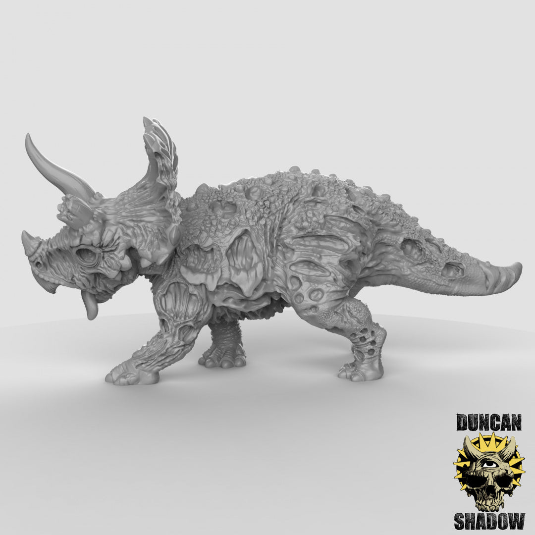 Untoter Zombie-Triceratops | Duncan Shadow | Kompatibel mit Dungeons &amp; Dragons und Pathfinder