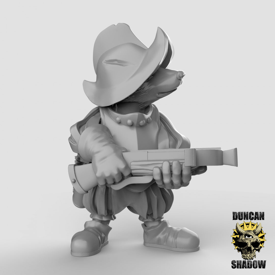 Badger Folk With Crossbows | Duncan Shadow | Compatible with Dungeons & Dragons and Pathfinder