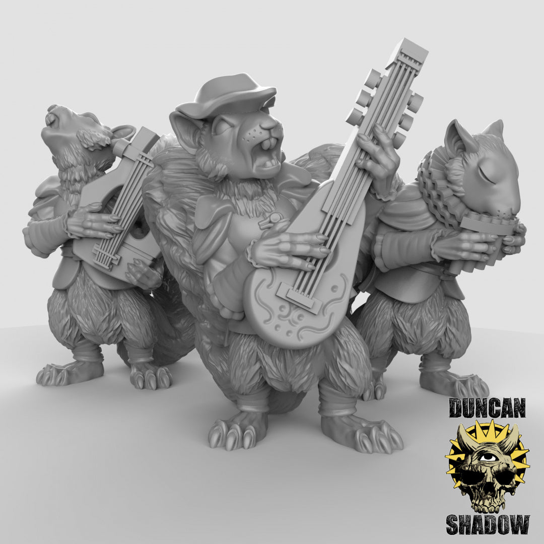 Scurryni Squirrel Folk Bards | Duncan Shadow | Kompatibel mit Dungeons &amp; Dragons und Pathfinder