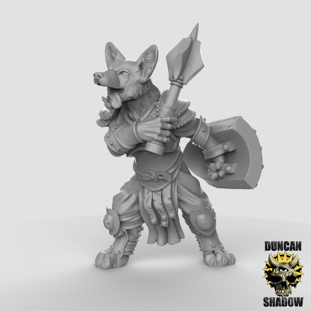 Corgi Fighters With Shields | Duncan Shadow | Compatible with Dungeons & Dragons and Pathfinder