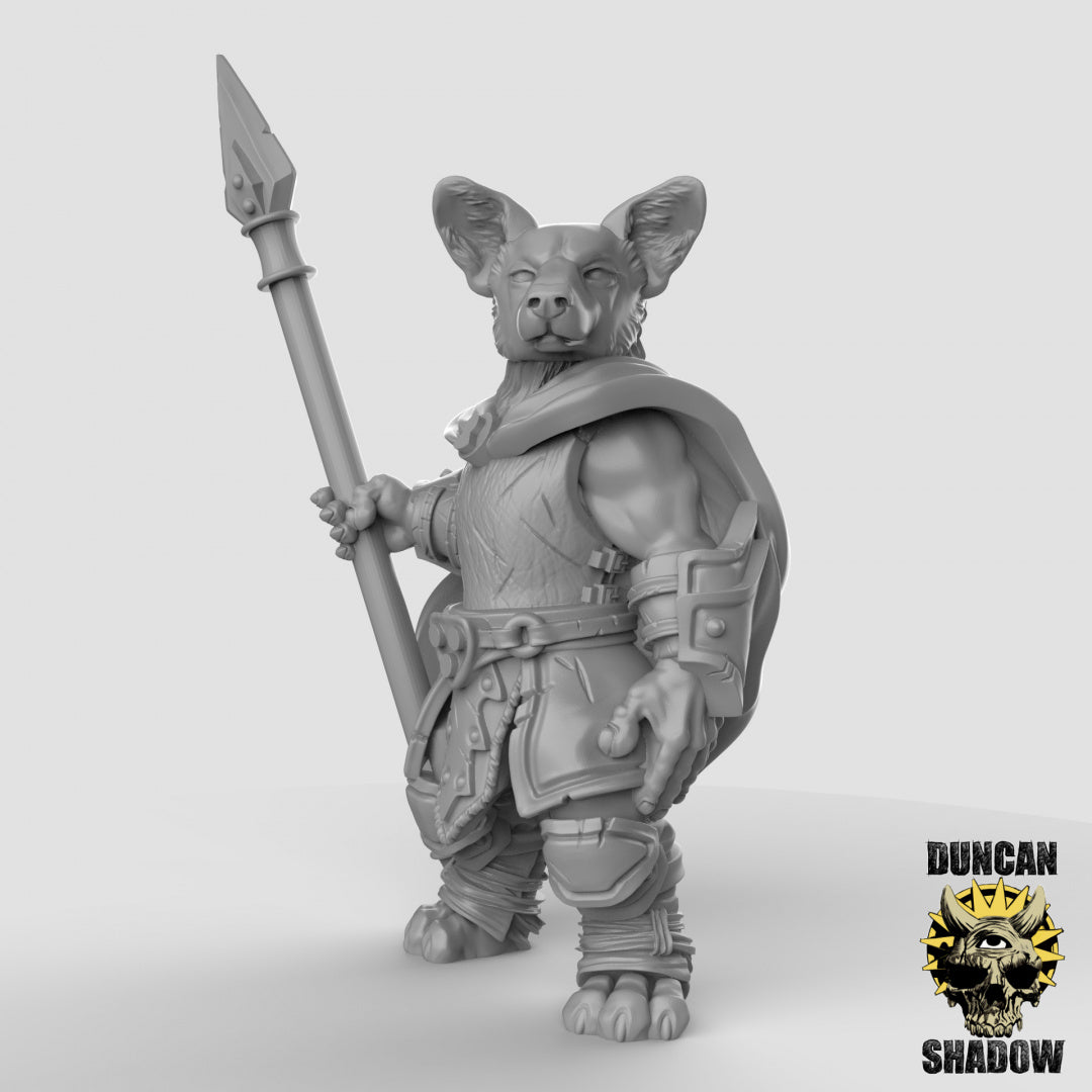 Corgi Fighters With Spears | Duncan Shadow | Compatible with Dungeons & Dragons and Pathfinder
