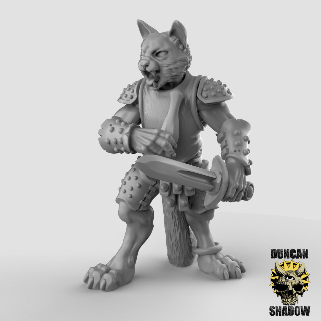 Cat Folk Bandits | Duncan Shadow | Compatible with Dungeons & Dragons and Pathfinder