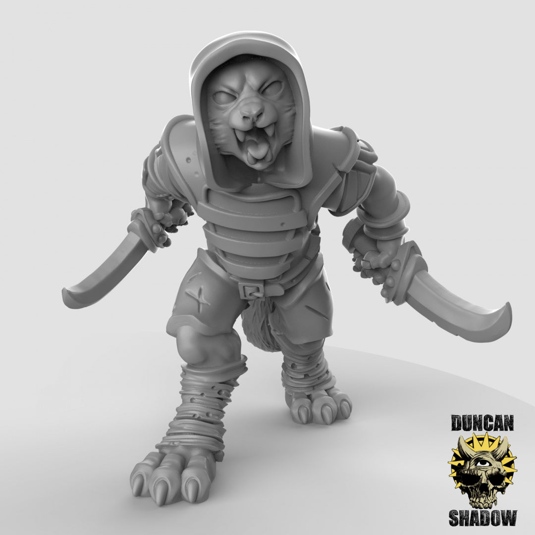 Cat Folk Bandits | Duncan Shadow | Compatible with Dungeons & Dragons and Pathfinder