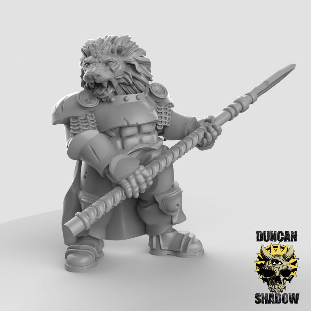 Katzenvolk Löwenvolk Ritter | Duncan Shadow | Kompatibel mit Dungeons &amp; Dragons und Pathfinder