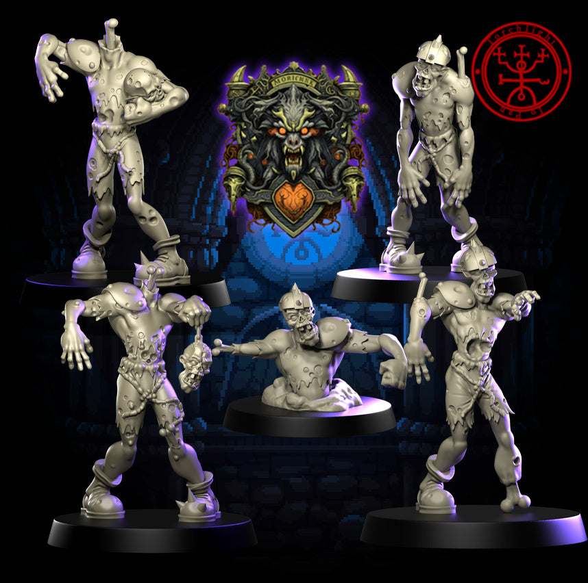 The Twilight Thrillers - Undead Fantasy Football Team - 18 Players - Torchlight Miniatures