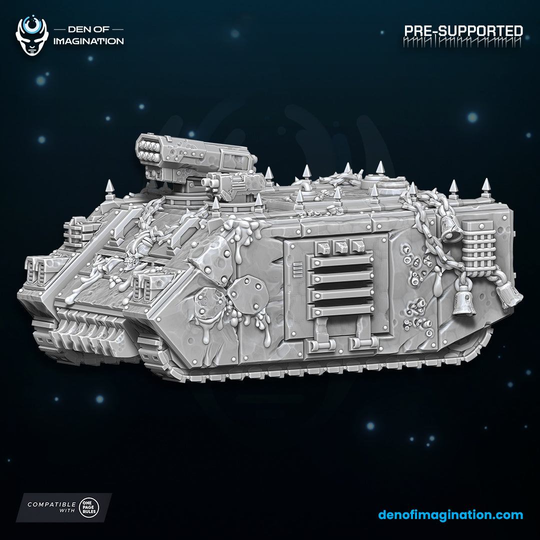 Chaos - Plague APC Transporter / Battle Tank - Wild Mesh - Legions of