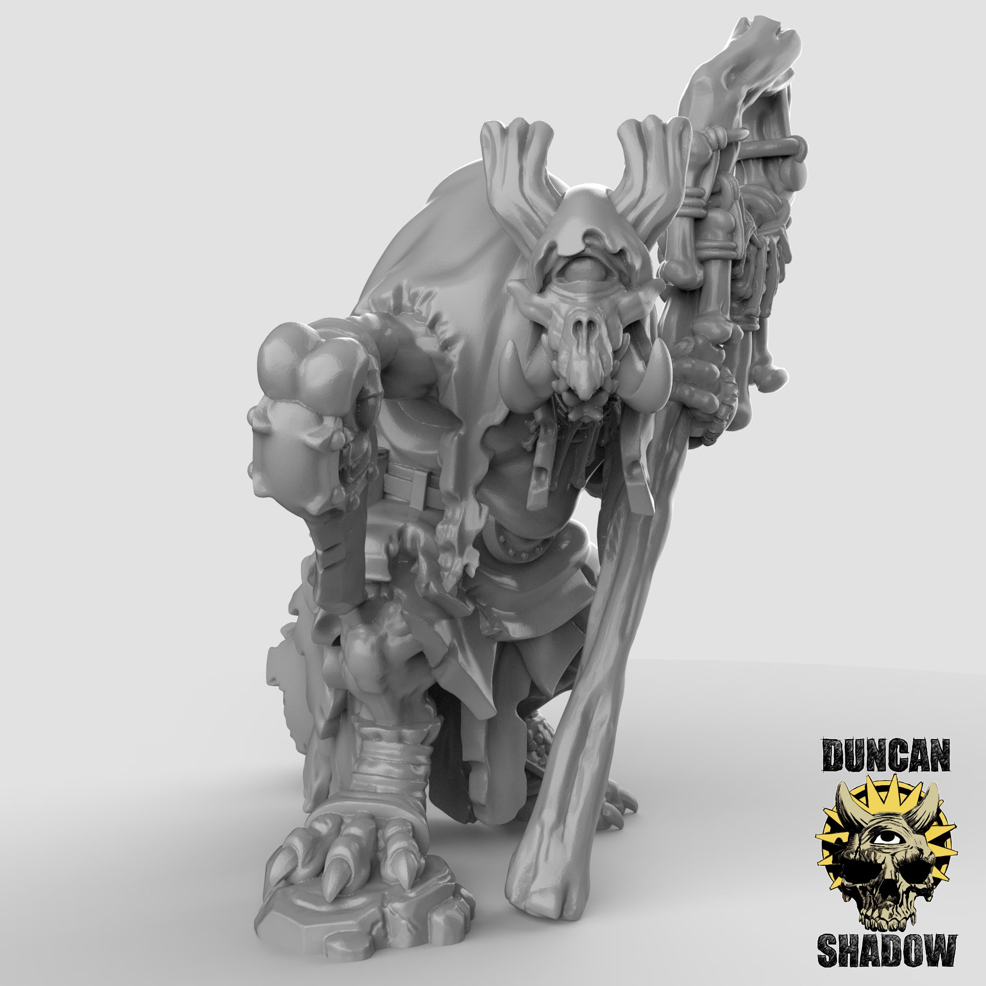 Cyclops Troll Shaman | Duncan Shadow | Compatible with Dungeons & Dragons and Pathfinder